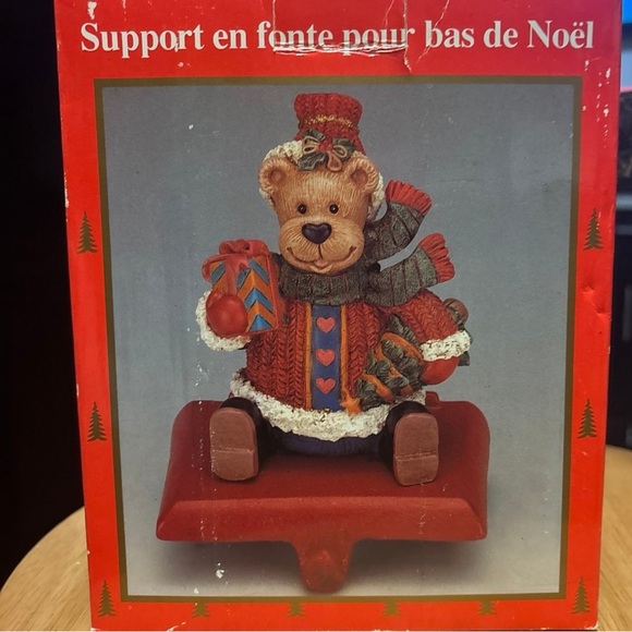 Vintage Heritage Mint Ltd Holiday Collection cast iron stocking holder - Picture 7 of 9